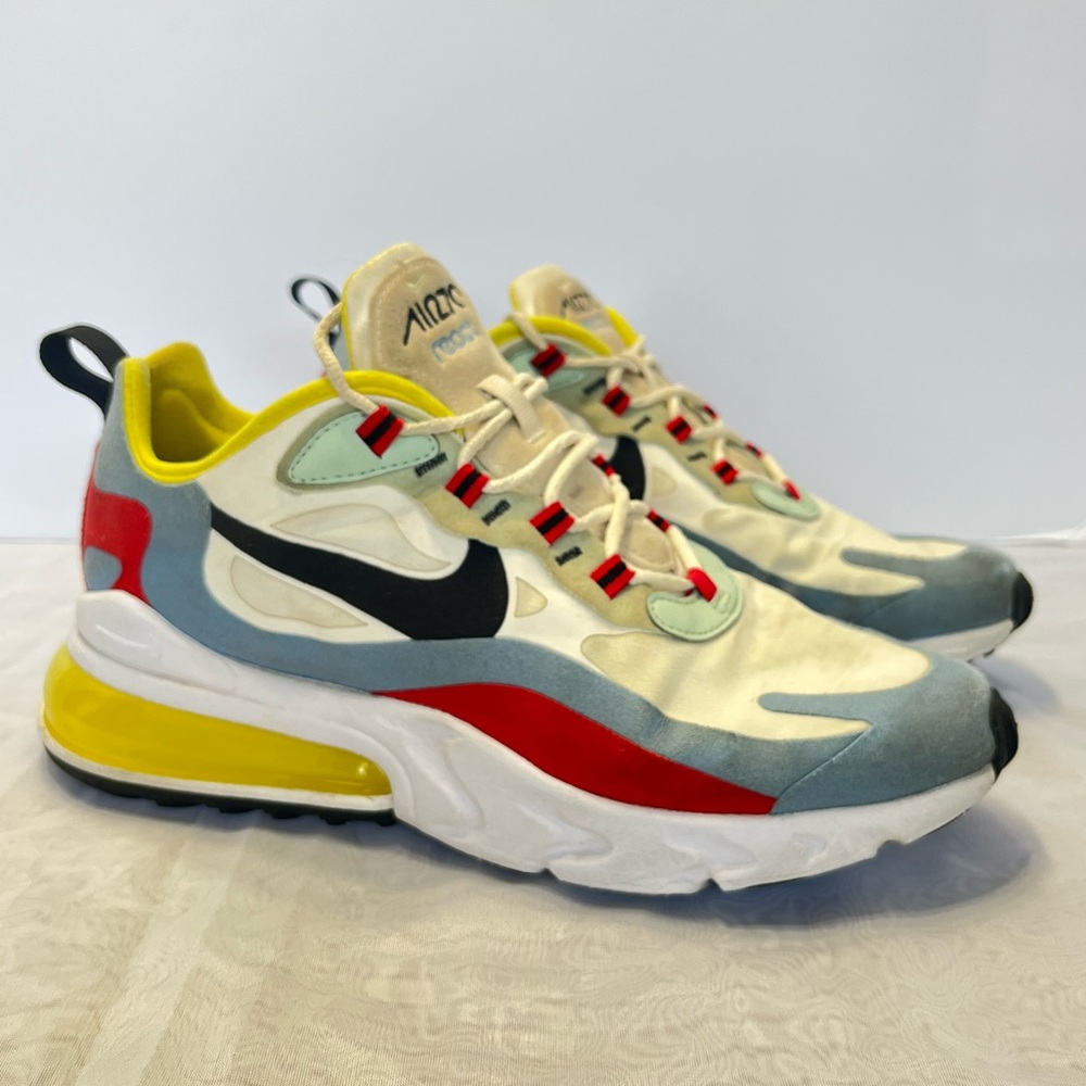 Nike Air Max 270 React 'Bauhaus' S 8.5 Athletic Shoes